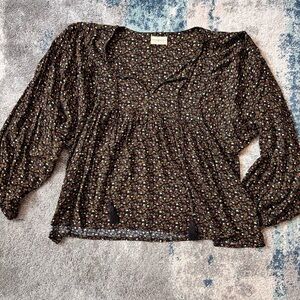 Denim & Supply Ralph Lauren Floral Peasant Blouse